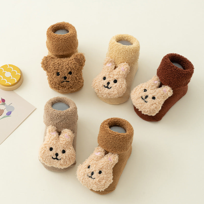 Cartoon Rabbit Plush Socks